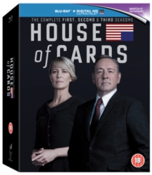 House of Cards: The Complete First, Second & Third Seasons, Blu-ray BluRay House of Cards: The Complete First, Second & Third Seasons, Blu-ray BluRay
