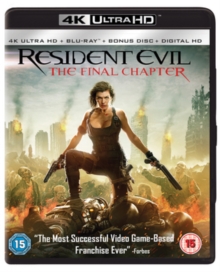 Resident Evil: The Final Chapter, Blu-ray BluRay Resident Evil: The Final Chapter, Blu-ray BluRay