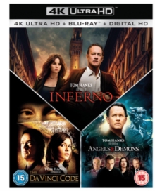 The Da Vinci Code/Angels and Demons/Inferno, Blu-ray BluRay The Da Vinci Code/Angels and Demons/Inferno, Blu-ray BluRay