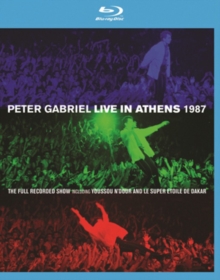 Peter Gabriel: Live in Athens 1987, Blu-ray BluRay Peter Gabriel: Live in Athens 1987, Blu-ray BluRay