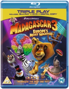 Madagascar 3 - Europe's Most Wanted, Blu-ray BluRay Madagascar 3 - Europe's Most Wanted, Blu-ray BluRay