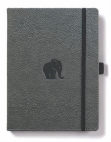 Dingbats A5+ Wildlife Grey Elephant Notebook - Plain, Paperback Book Dingbats A5+ Wildlife Grey Elephant Notebook - Plain, Paperback Book