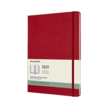 Moleskine 2021 12-Month Weekly Extra Large Hardcover Diary : Scarlet Red, Diary Book Moleskine 2021 12-Month Weekly Extra Large Hardcover Diary : Scarlet Red, Diary Book