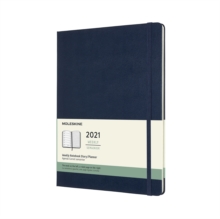 Moleskine 2021 12-Month Weekly Extra Large Hardcover Diary : Sapphire Blue, Diary Book Moleskine 2021 12-Month Weekly Extra Large Hardcover Diary : Sapphire Blue, Diary Book