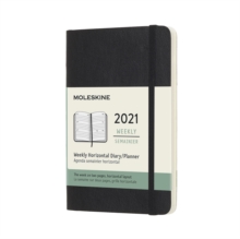 Moleskine 2021 12-Month Weekly Pocket Softcover Horizontal Diary : Black, Diary Book Moleskine 2021 12-Month Weekly Pocket Softcover Horizontal Diary : Black, Diary Book