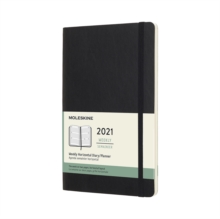 Moleskine 2021 12-Month Weekly Large Softcover Horizontal Diary : Black, Diary Book Moleskine 2021 12-Month Weekly Large Softcover Horizontal Diary : Black, Diary Book