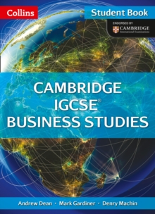Cambridge IGCSE Business Studies Student Book, Paperback Book Cambridge IGCSE Business Studies Student Book, Paperback Book