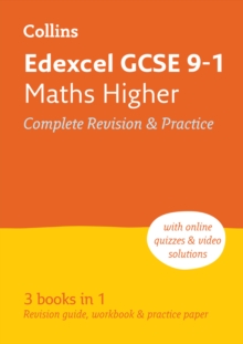 Grade 9-1 GCSE Maths Higher Edexcel All-inOne Complete Revision and Practice (with free flashcard download), Paperback / softback Book Grade 9-1 GCSE Maths Higher Edexcel All-inOne Complete Revision and Practice (with free flashcard download), Paperback / softback Book