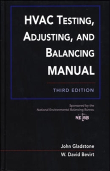 HVAC Testing, Adjusting, and Balancing Field Manual, Hardback Book HVAC Testing, Adjusting, and Balancing Field Manual, Hardback Book