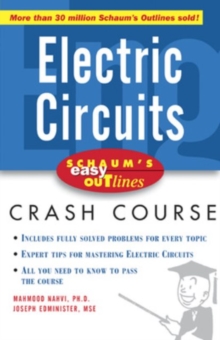 Schaum's Easy Outline of Electric Circuits, Paperback / softback Book Schaum's Easy Outline of Electric Circuits, Paperback / softback Book