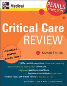 Critical Care Review: Pearls of Wisdom, Second Edition, Paperback / softback Book Critical Care Review: Pearls of Wisdom, Second Edition, Paperback / softback Book