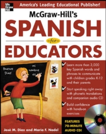 McGraw-Hill's Spanish for Educators w/Audio CD, Book Book McGraw-Hill's Spanish for Educators w/Audio CD, Book Book