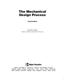 EBOOK: The Mechanical Design Process