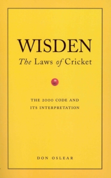 Wisden's The Laws Of Cricket, Paperback Book Wisden's The Laws Of Cricket, Paperback Book