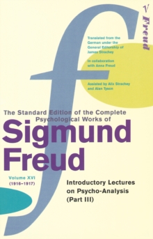 Complete Psychological Works of Sigmund Freud, The Vol 16, Paperback Book Complete Psychological Works of Sigmund Freud, The Vol 16, Paperback Book