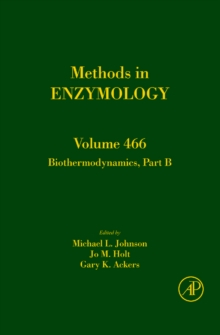 Biothermodynamics, Part B : Volume 466, Hardback Book Biothermodynamics, Part B : Volume 466, Hardback Book