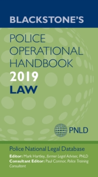 Blackstone's Police Operational Handbook 2019: Law, PDF eBook Blackstone's Police Operational Handbook 2019: Law, PDF eBook