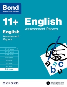 Bond 11+: English: Assessment Papers : 5-6 Years, Paperback Book Bond 11+: English: Assessment Papers : 5-6 Years, Paperback Book