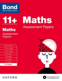 Bond 11+: Maths: Assessment Papers : 5-6 Years, Paperback Book Bond 11+: Maths: Assessment Papers : 5-6 Years, Paperback Book