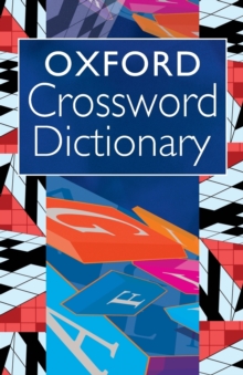 Oxford Crossword Dictionary, Paperback Book Oxford Crossword Dictionary, Paperback Book