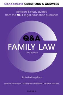 Concentrate Questions and Answers Family Law : Law Q&A Revision and Study Guide