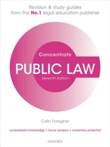 Public Law Concentrate : Law Revision and Study Guide