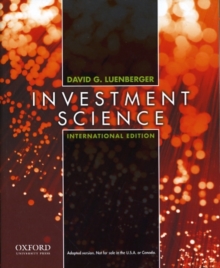 Investment Science : International Edition, Paperback Book Investment Science : International Edition, Paperback Book