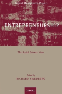 Entrepreneurship : The Social Science View
