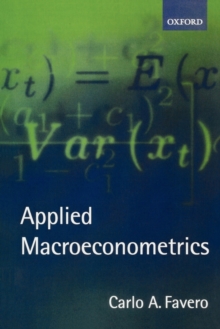 Applied Macroeconometrics, Paperback Book Applied Macroeconometrics, Paperback Book