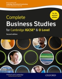 Complete Business Studies for Cambridge IGCSE and O Level, Mixed media product Book Complete Business Studies for Cambridge IGCSE and O Level, Mixed media product Book