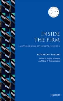 Inside the Firm : Contributions to Personnel Economics