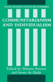 Communitarianism and Individualism