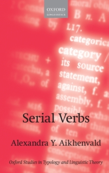 Serial Verbs, Hardback Book Serial Verbs, Hardback Book