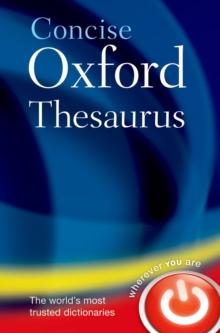 Concise Oxford Thesaurus, Hardback Book Concise Oxford Thesaurus, Hardback Book