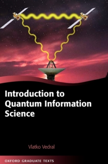 Introduction to Quantum Information Science, Hardback Book Introduction to Quantum Information Science, Hardback Book