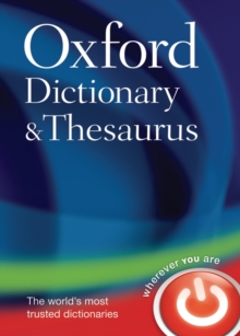 Oxford Dictionary and Thesaurus, Hardback Book Oxford Dictionary and Thesaurus, Hardback Book