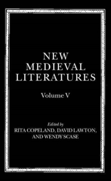 New Medieval Literatures : Volume V