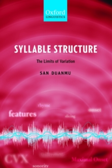 Syllable Structure : The Limits of Variation, Hardback Book Syllable Structure : The Limits of Variation, Hardback Book
