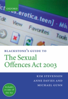 Blackstone's Guide to the Sexual Offences Act 2003