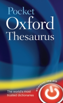 Pocket Oxford Thesaurus, Hardback Book Pocket Oxford Thesaurus, Hardback Book