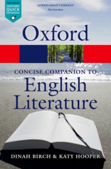 The Concise Oxford Companion to English Literature, Paperback Book The Concise Oxford Companion to English Literature, Paperback Book