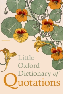 Little Oxford Dictionary of Quotations, Hardback Book Little Oxford Dictionary of Quotations, Hardback Book