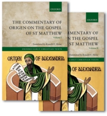 The Commentary of Origen on the Gospel of St Matthew, Multiple copy pack Book The Commentary of Origen on the Gospel of St Matthew, Multiple copy pack Book