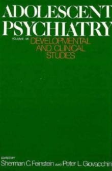 Adolescent Psychiatry : Developmental and Clinical Studies v. 7