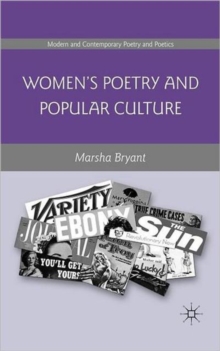 Women's Poetry and Popular Culture, Hardback Book Women's Poetry and Popular Culture, Hardback Book