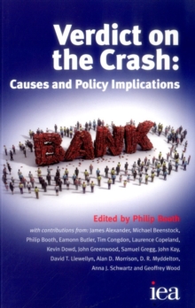 Verdict on the Crash : Causes and Policy Implications, Paperback Book Verdict on the Crash : Causes and Policy Implications, Paperback Book