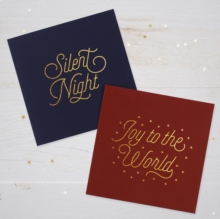 SPCK Charity Christmas Cards, Pack of 10, 2 Designs : Gold Text