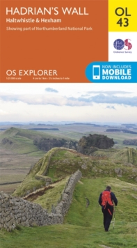 Hadrian's Wall, Haltwhistle & Hexham, Sheet map, folded Book Hadrian's Wall, Haltwhistle & Hexham, Sheet map, folded Book