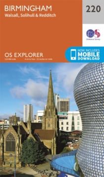 Birmingham, Walsall, Solihull and Redditch, Sheet map, folded Book Birmingham, Walsall, Solihull and Redditch, Sheet map, folded Book