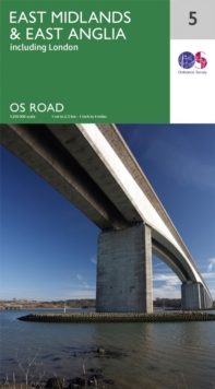 East Midlands & East Anglia, Sheet map, folded Book East Midlands & East Anglia, Sheet map, folded Book